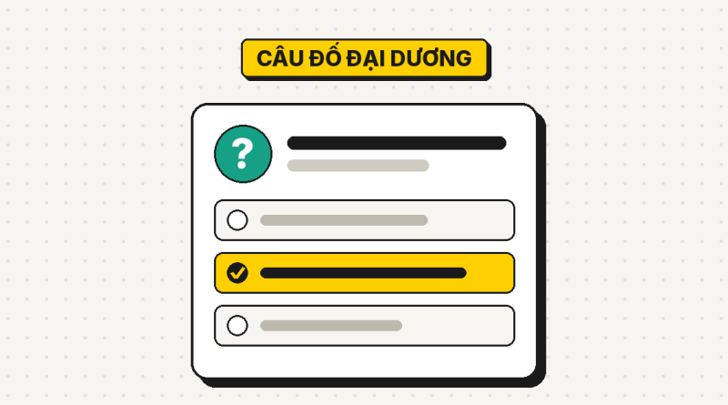 46 câu đố về đại dương và sinh vật biển có đáp án 46 câu đố về đại dương và sinh vật biển có đáp án